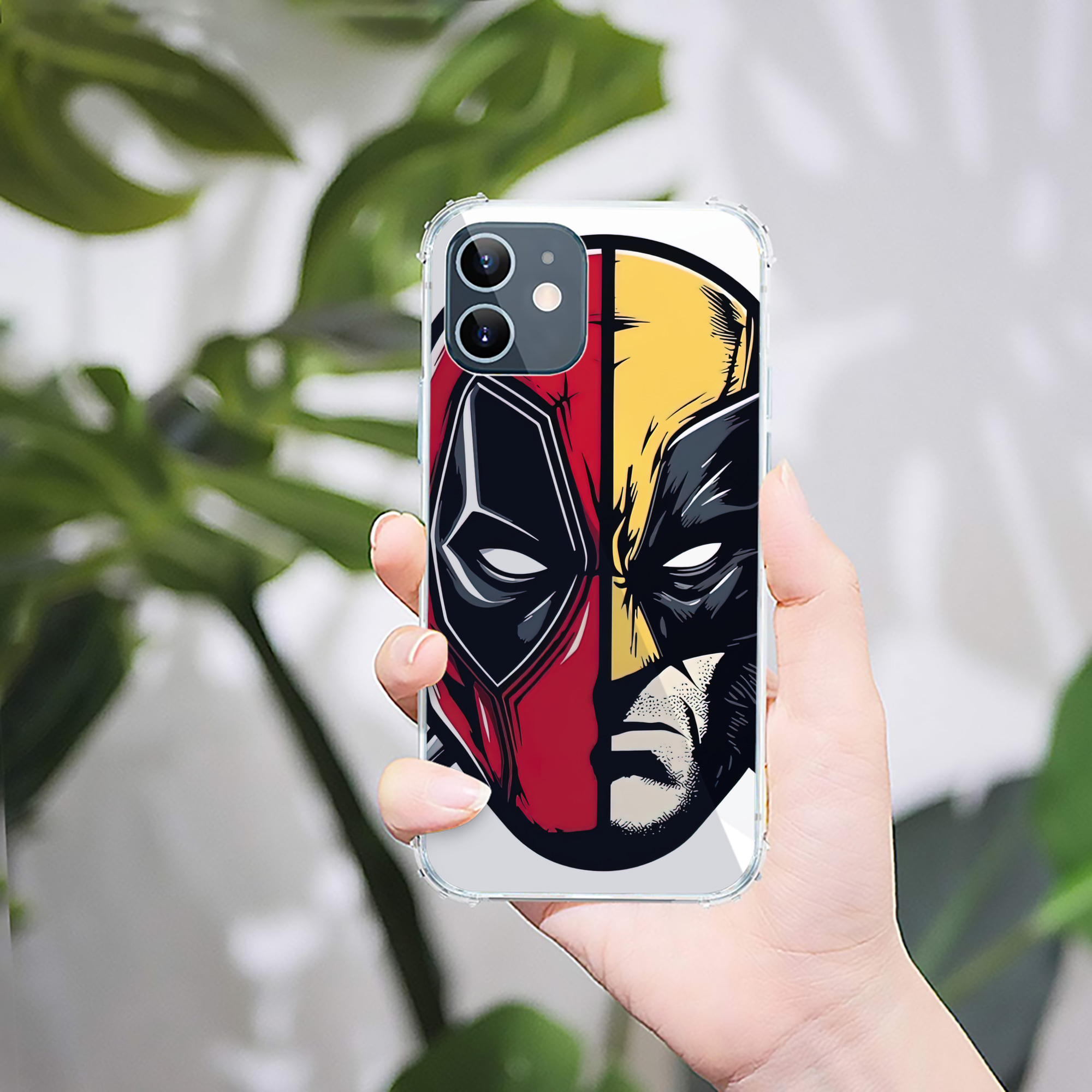 （画像用） Deadpool デッドプール 【iPhone 12シリーズ対応】透明スマホケース（クリアソフトケース）